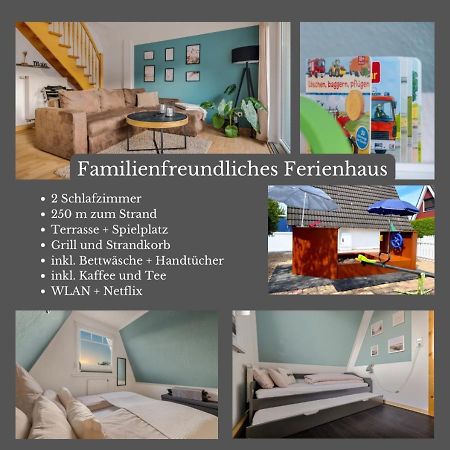 Familienfreundliches Ferienhaus In 5 Min Zum Strand Mit Terrasse Und Kostenlosem Parkplatz 쿡스하펜 외부 사진
